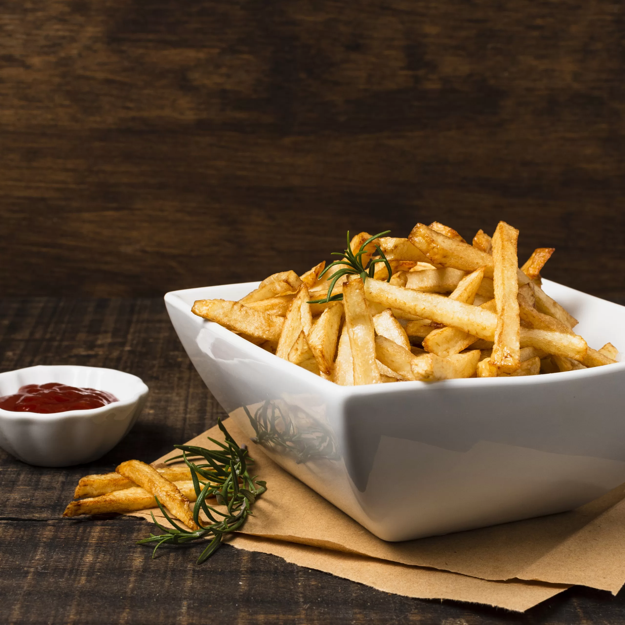 french-fries-with-ketchup-wood-table