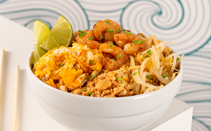 Padthai de Camarão